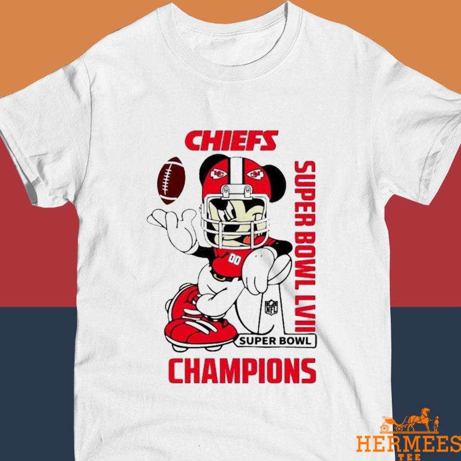 Mickey Mouse Kansas City Chiefs Super Bowl LVII 2023 Champions Shirt