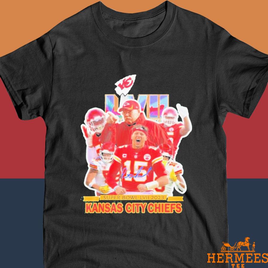 Patrick Mahomes Super Bowl LVII 2023 Kansas City Chiefs signature shirt ...
