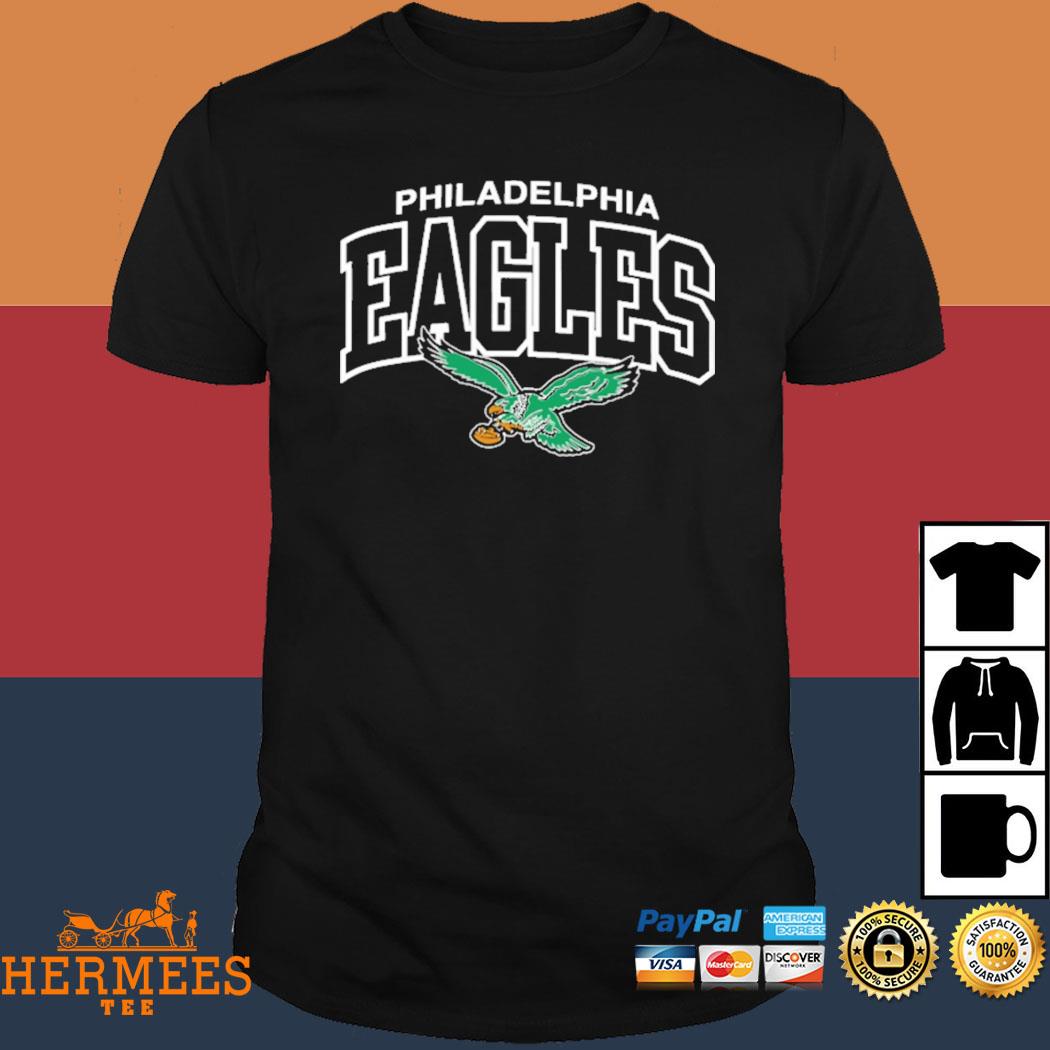 Official Philadelphia eagles mitchell and ness kelly green logo