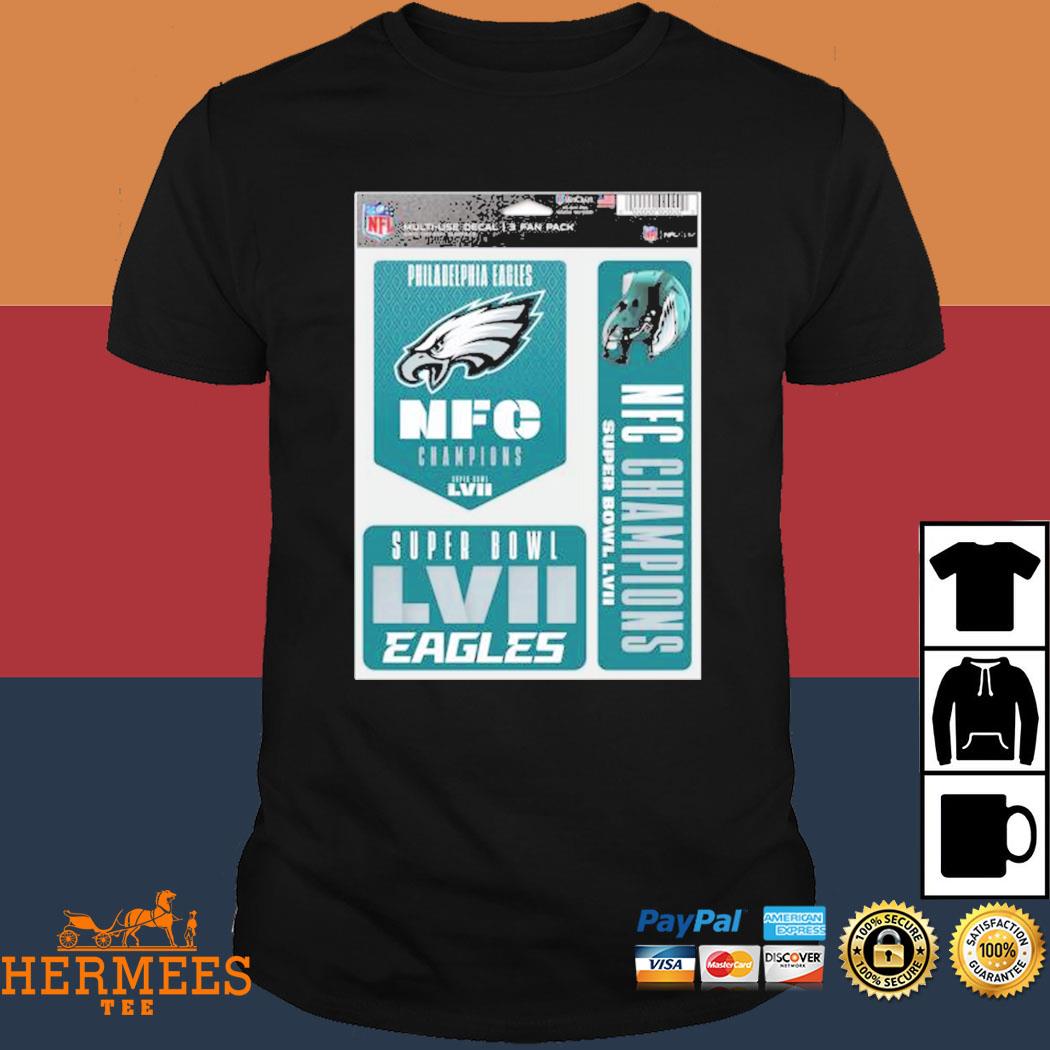 Philadelphia eagles wincraft 2022 nfc champions shirt, hoodie