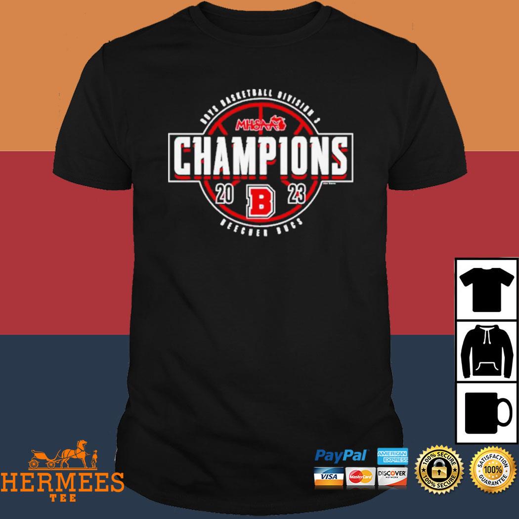 2023 MHSAA Boys Basketball Division 3 Champions Beecher Bucs T-shirt -  Banantees