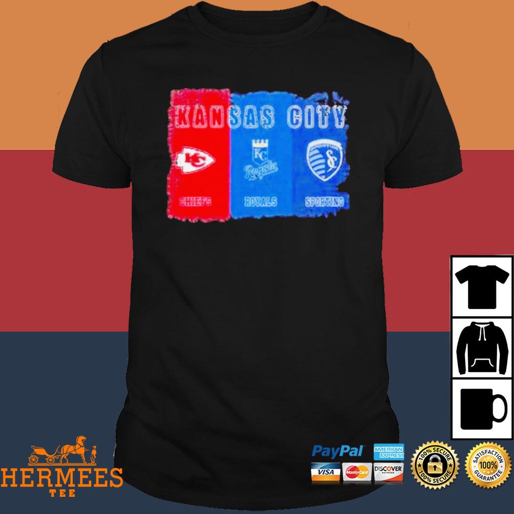 Kansas City Royals and Kansas City Chiefs shirt - T-Shirt AT Fashion LLC