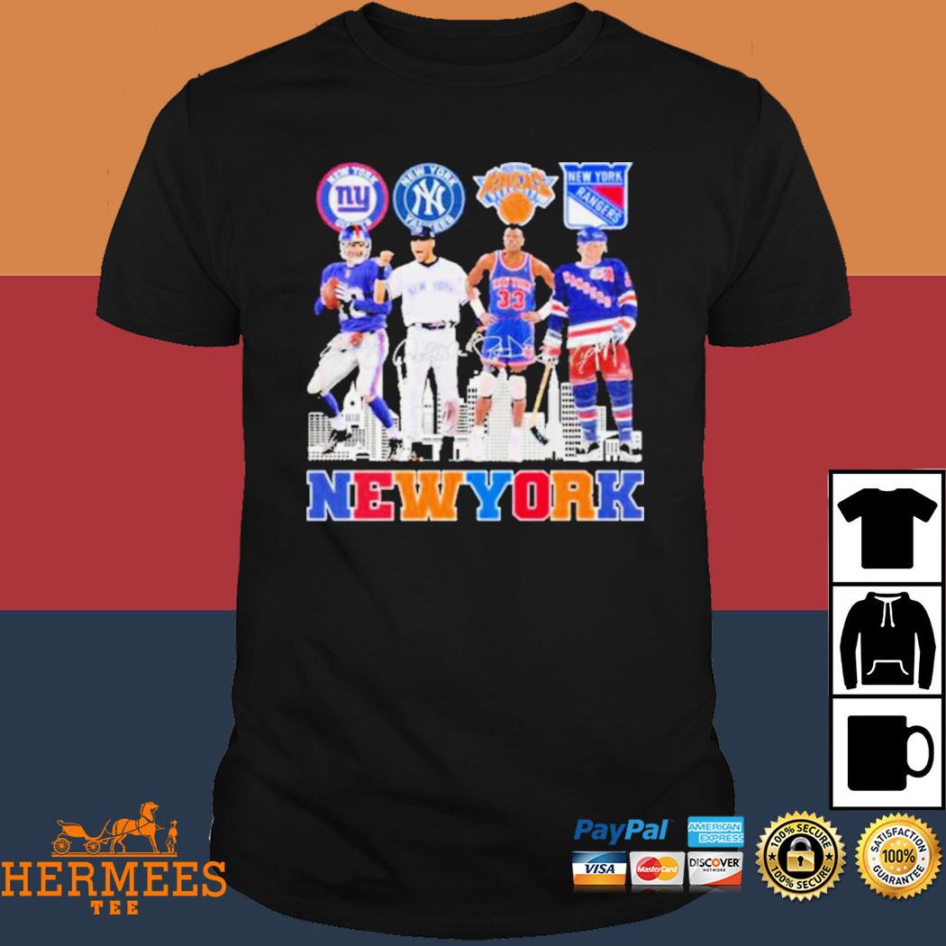 Official new York Big 4 Teams Rangers Knicks Giants Yankees Shirt, hoodie,  sweater, long sleeve and tank top