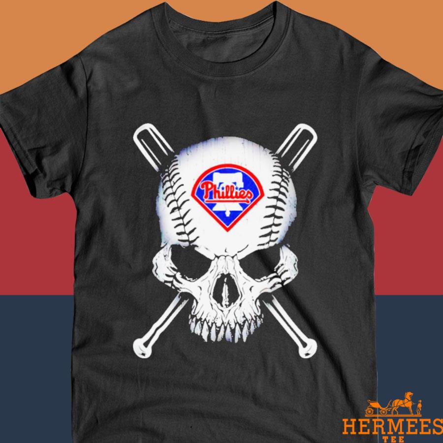 Official Philadelphia Phillies Skull Shirt