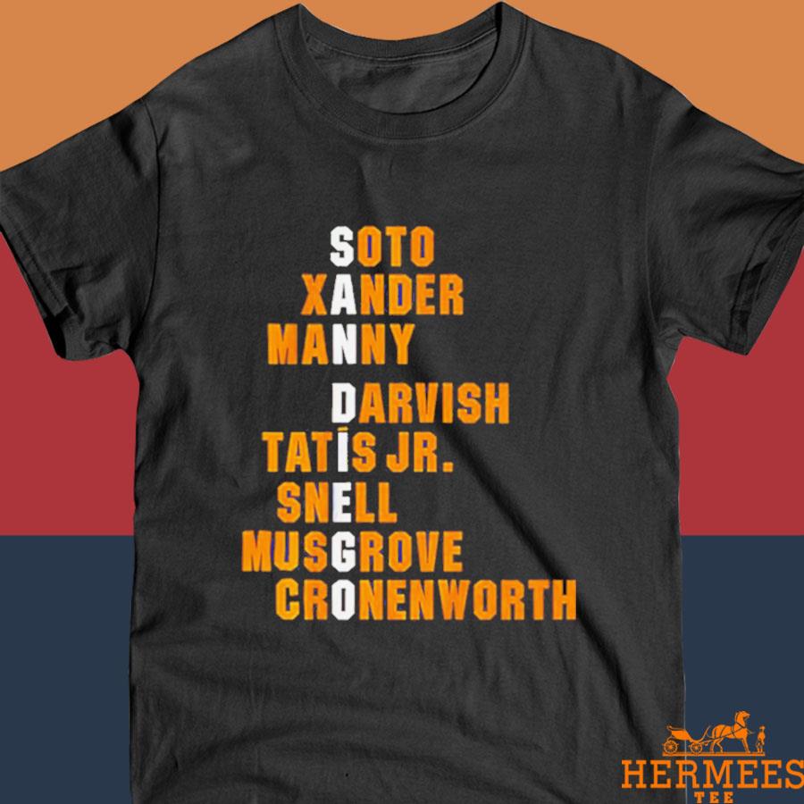 Official San Diego Padres Names Team Player Shirt