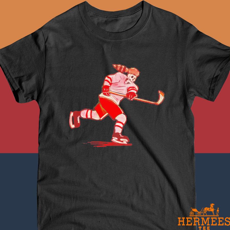 Official Skeleton Sacred Heart Pioneers Hockey Shirt