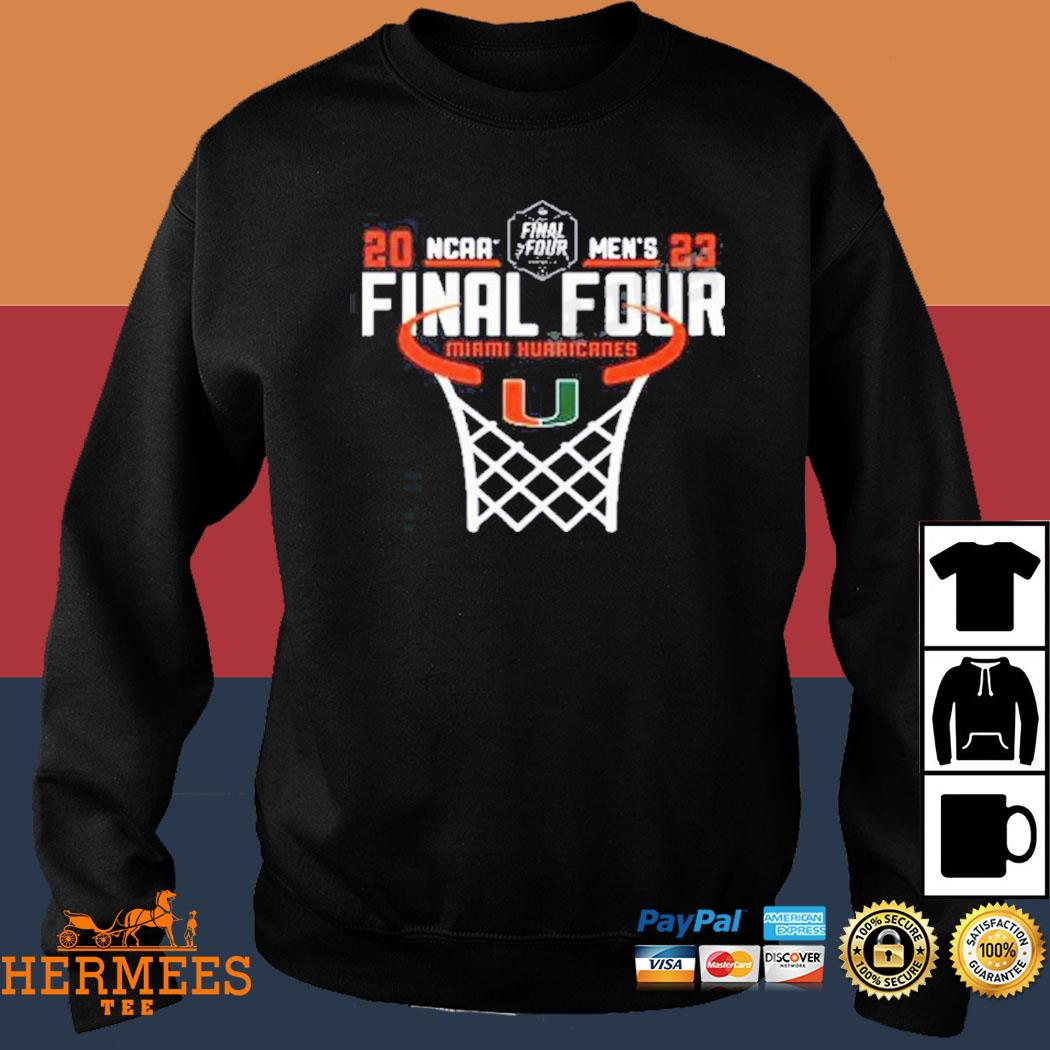 Team Miami Hurricanes 2023 Final Four NCAA Men's Basketball shirt, hoodie,  sweater, long sleeve and tank top