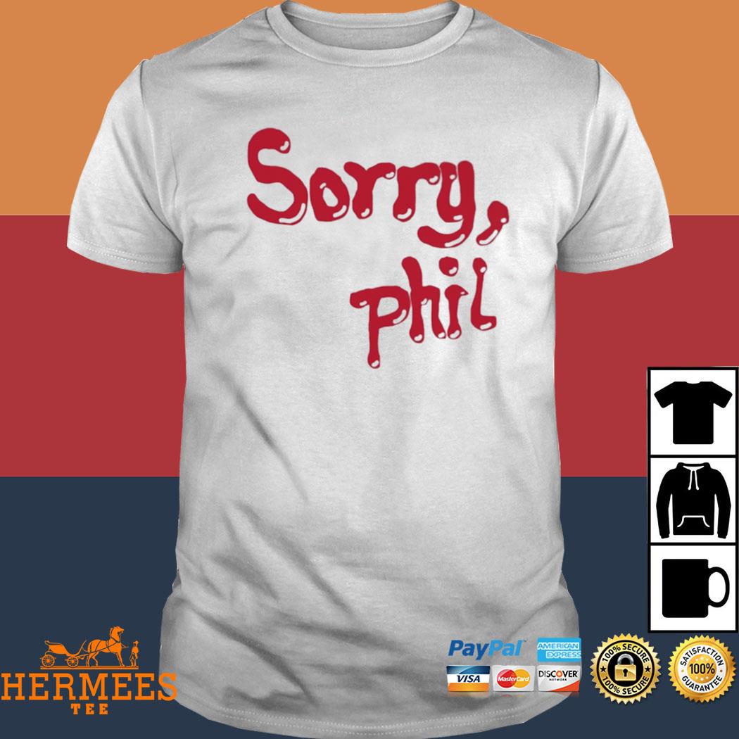 Official Tom Fawkes Merch Sorry Phil Shirt