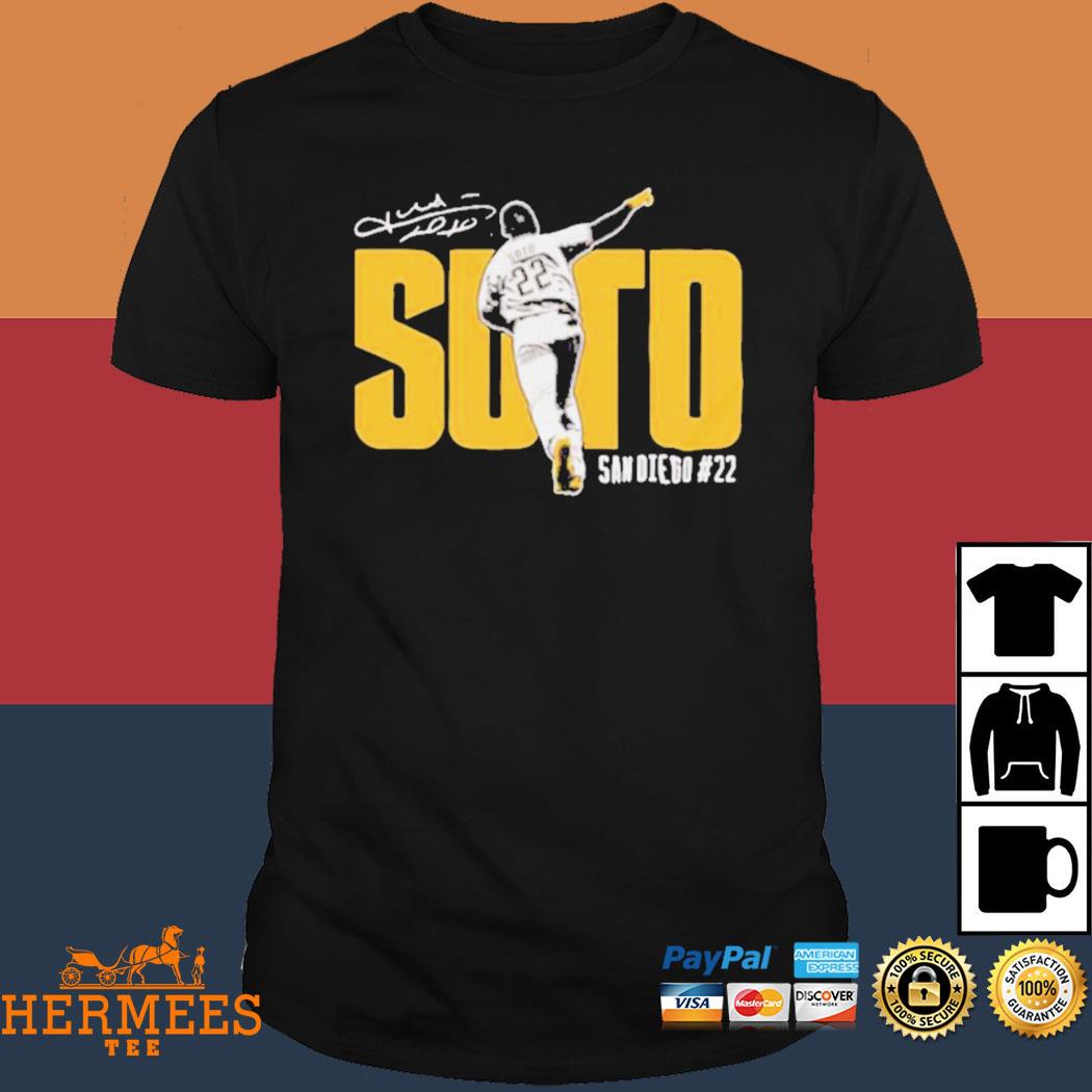 Juan Soto San Diego Padres baseball player sunglasses portrait draw  signature shirt, hoodie, sweater, long sleeve and tank top