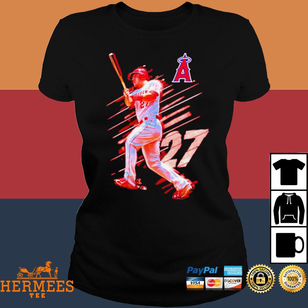 Official Mike trout los angeles angels fade away T-shirt, hoodie, tank top,  sweater and long sleeve t-shirt