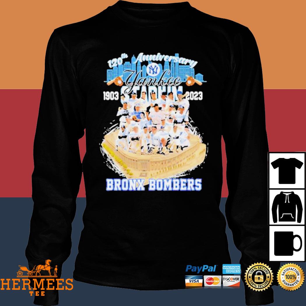 120th nnniversary Yankees 1903 2023 stadium Bronx Bombers shirt