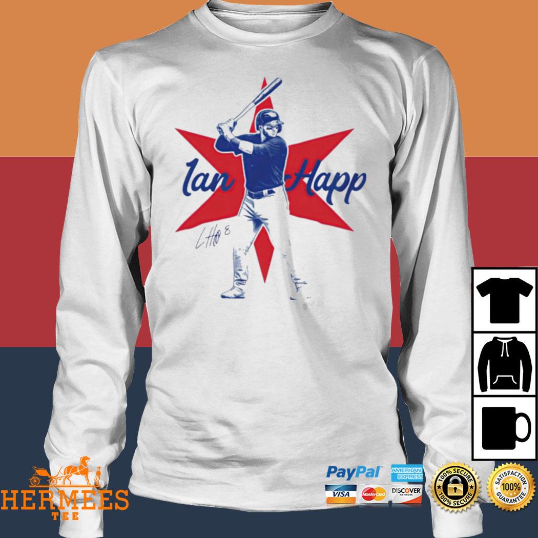 Chicago Cubs Ian Happ hit the ball signature t-shirt, hoodie, sweater, long  sleeve and tank top