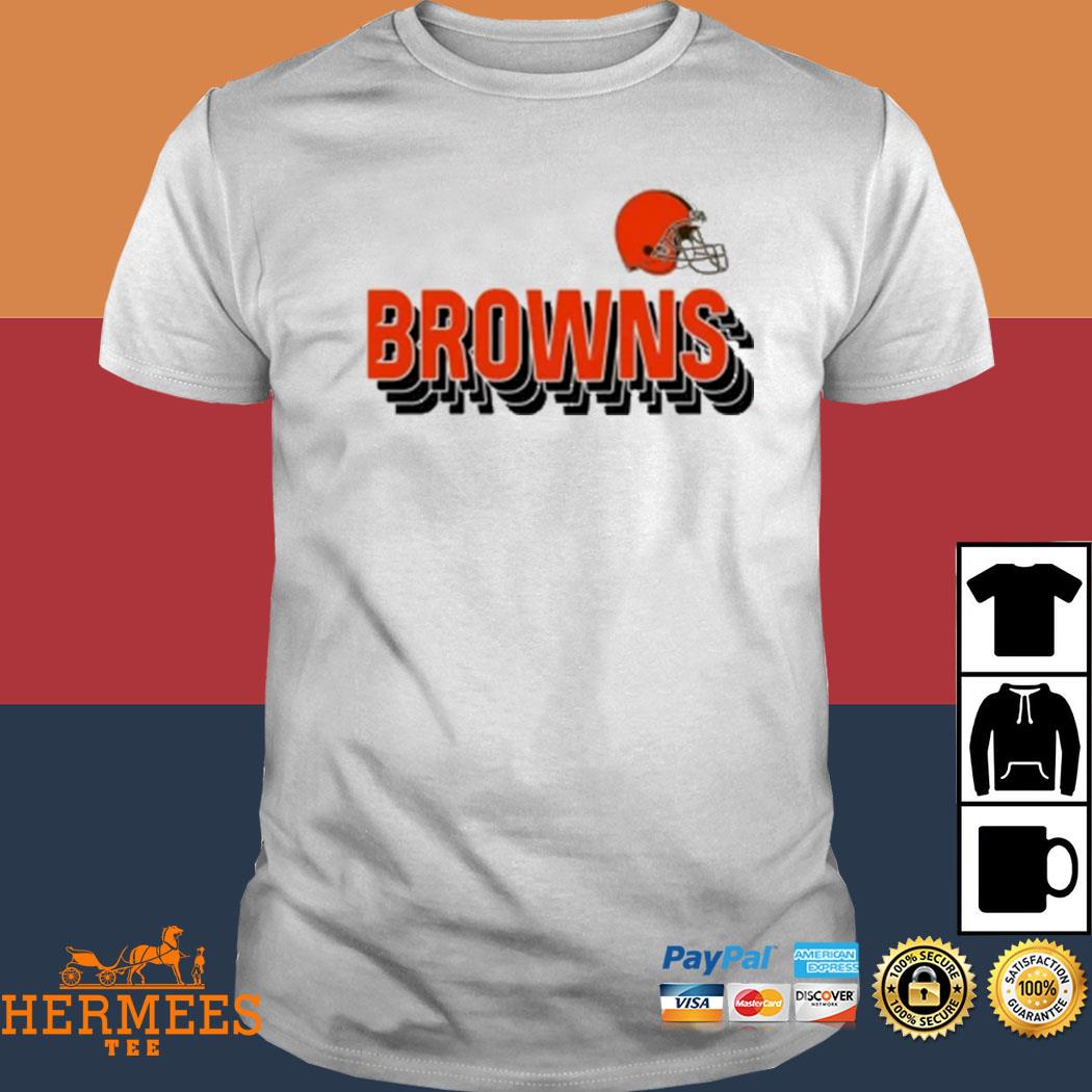 Men's White Cleveland Browns Strike Back T-Shirt, hoodie, sweater