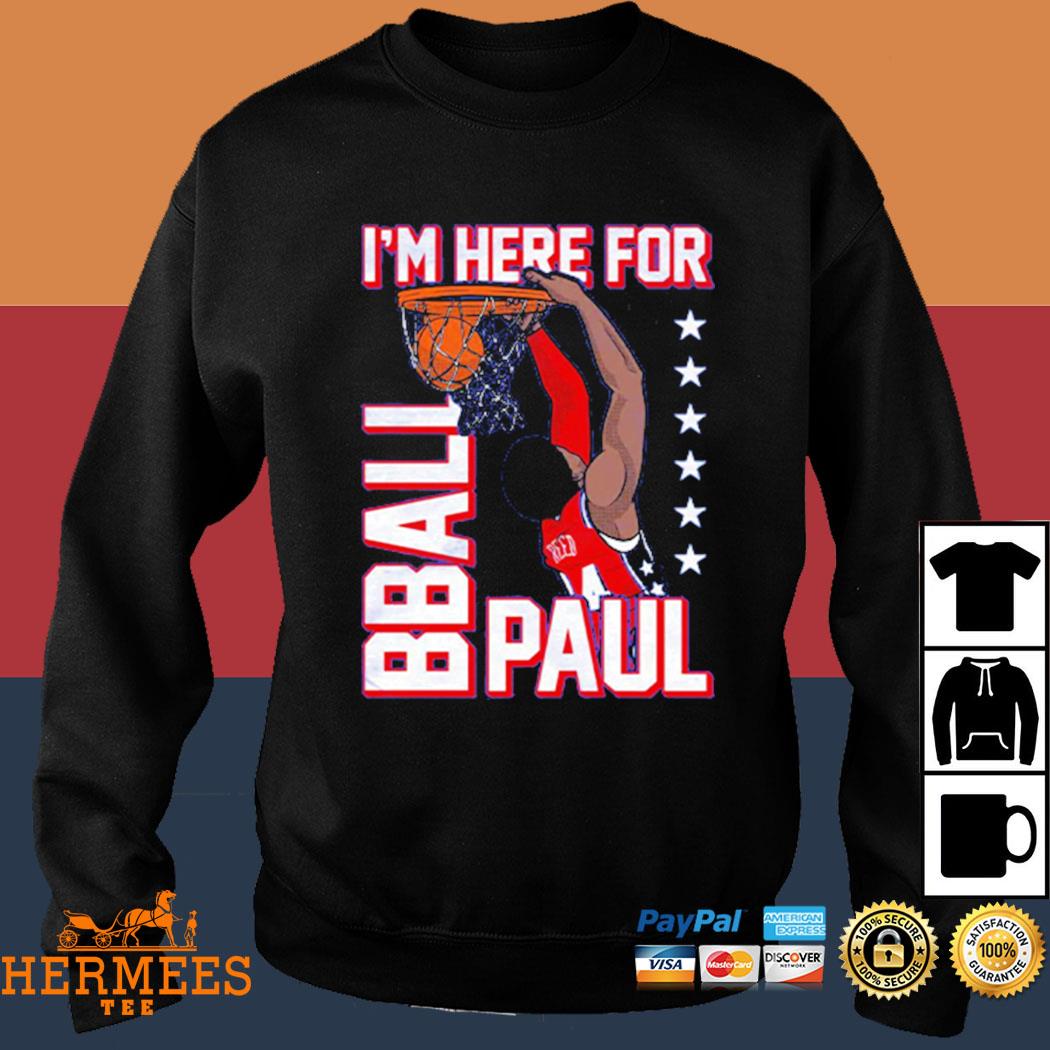 i'm here for bball paul graphic T-Shirt - TeeHex