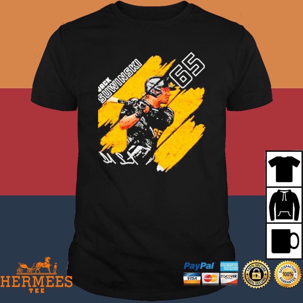 Jack Suwinski Pittsburgh Pirates 65 Signature Stripes Shirt - Freedomdesign