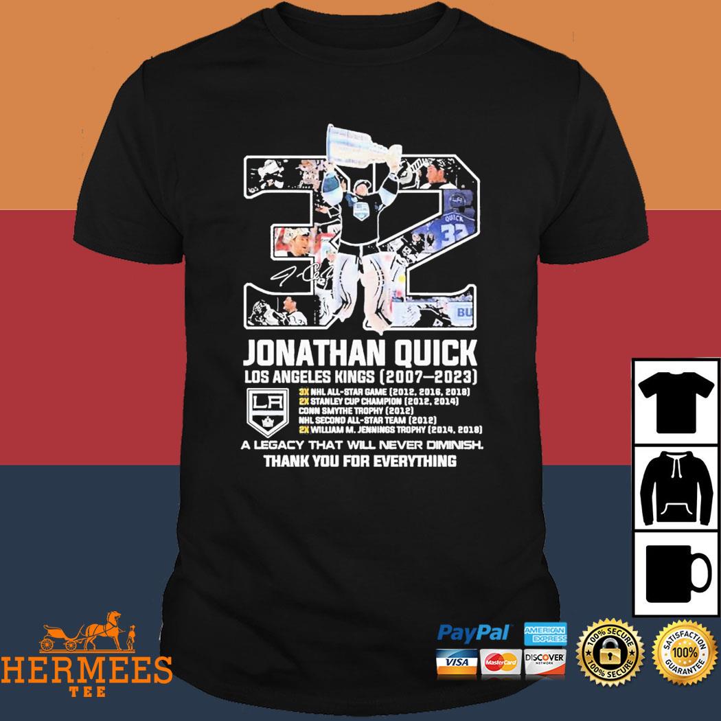 Jonathan Quick Los Angeles Kings 2007-2023 A Legacy That Will