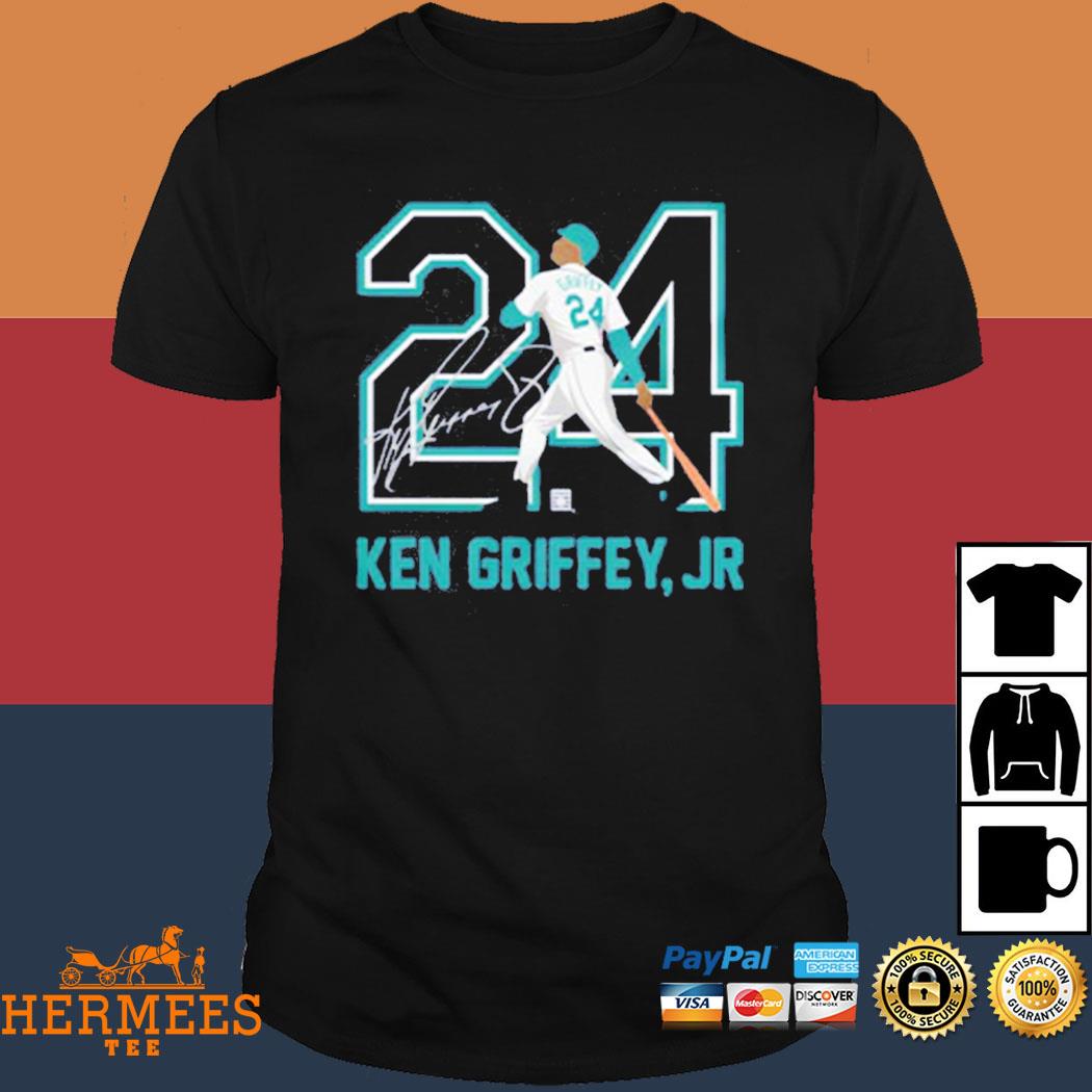 Official ken Griffey Jr 24 Signature T-Shirts, hoodie, tank top, sweater  and long sleeve t-shirt