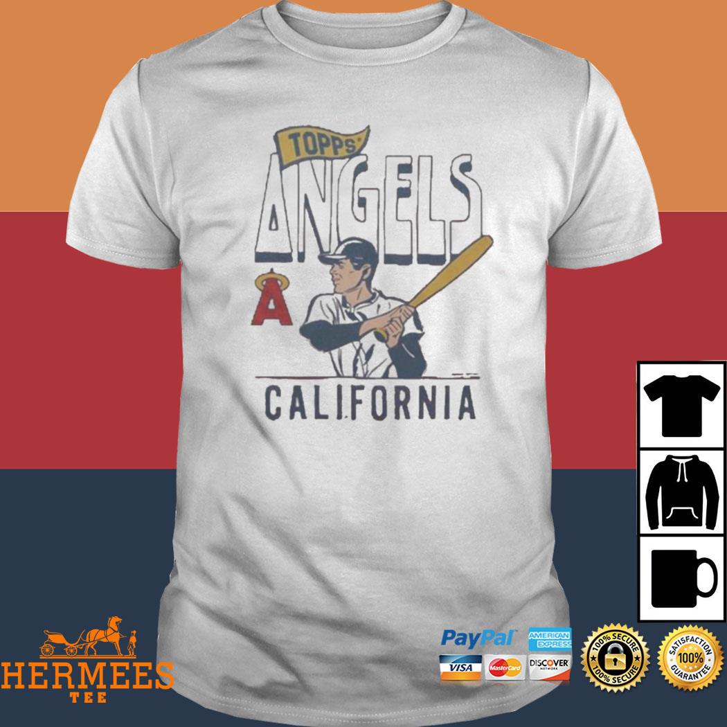 Official Mlb X Topps Los Angeles Angels Shirt, hoodie, sweater, long sleeve  and tank top