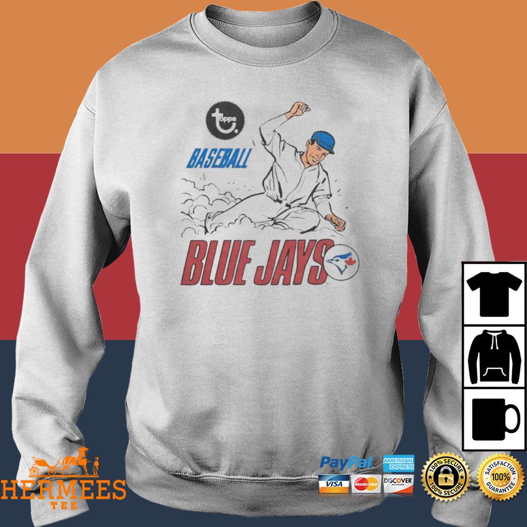 Official MLB x Topps Toronto Blue Jays shirt, hoodie, sweater, long sleeve  and tank top