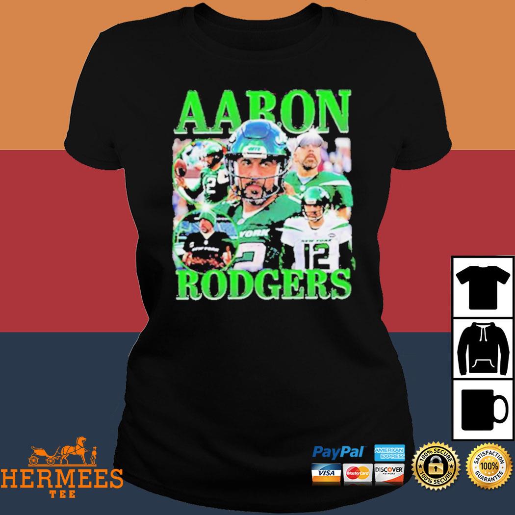 Nfl Aaron Rodgers Classic 90s Graphic Tee New York Jets Shirt