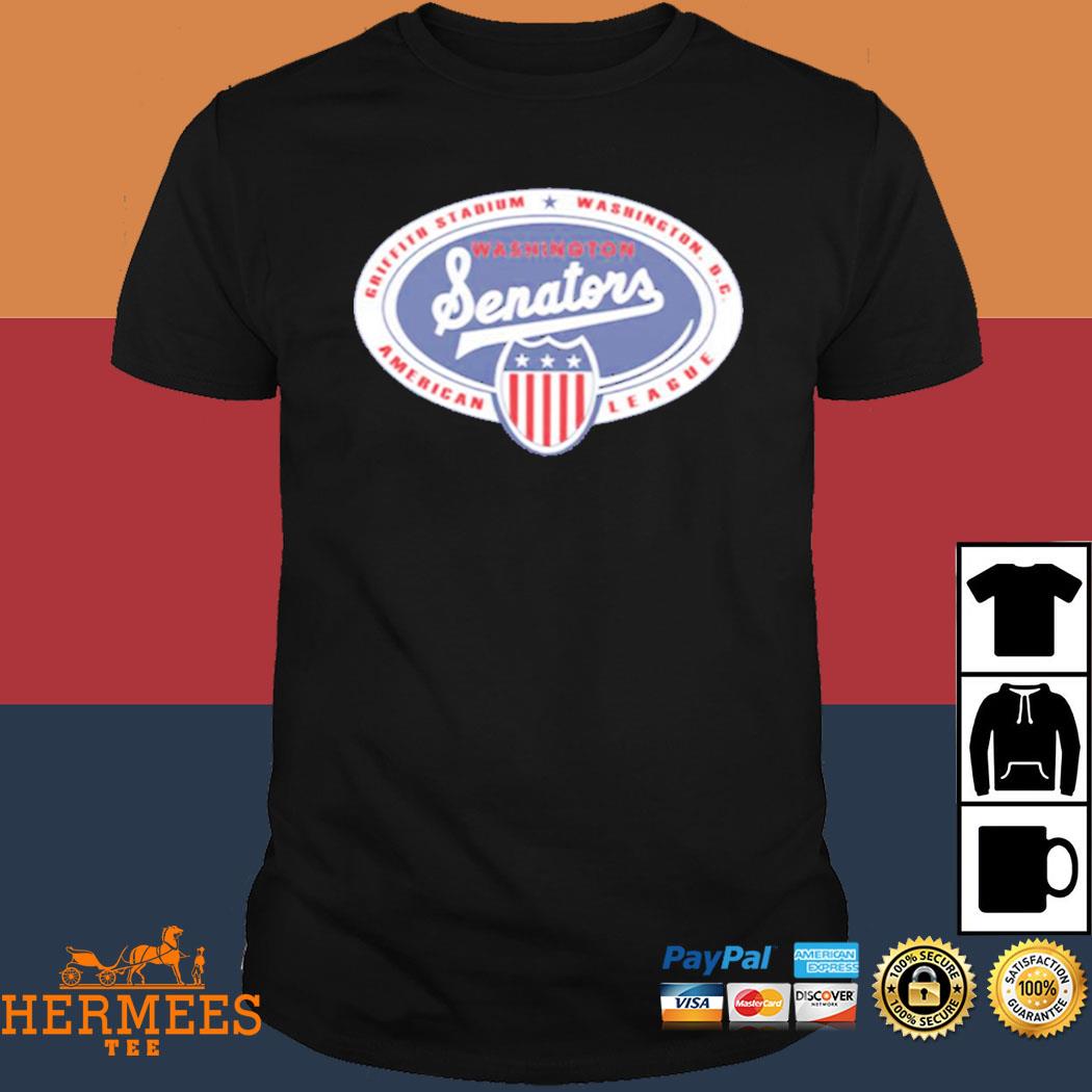 Washington Senators Cooperstown Collection Huntington Logo T-Shirt - Yesweli