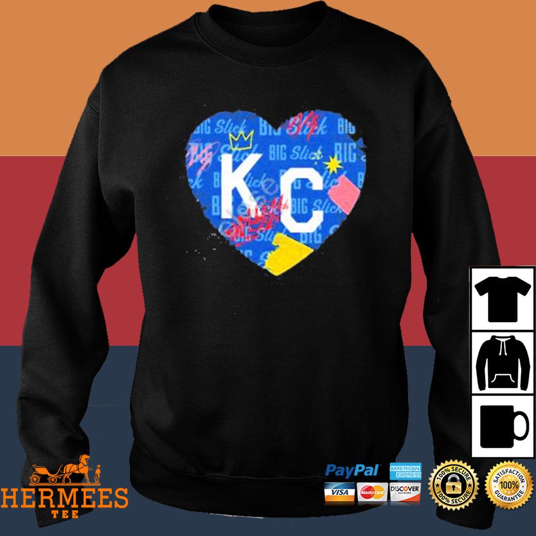 Official 2023 Big Slick Kc Heart shirt, hoodie, sweater, long sleeve and  tank top