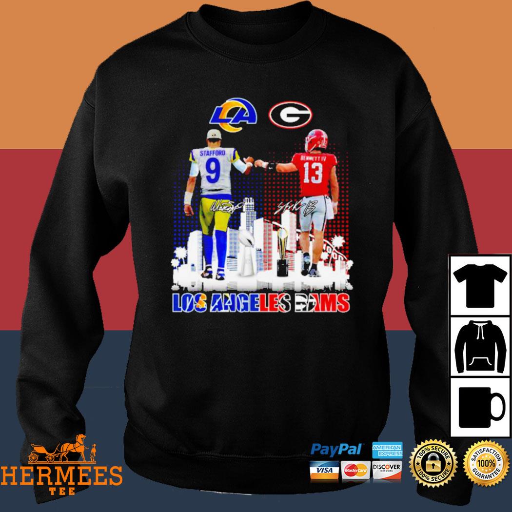 Los Angeles Rams John Matthew Stafford And Stetson Bennett Signatures  shirt, hoodie, sweater, long sleeve and tank top