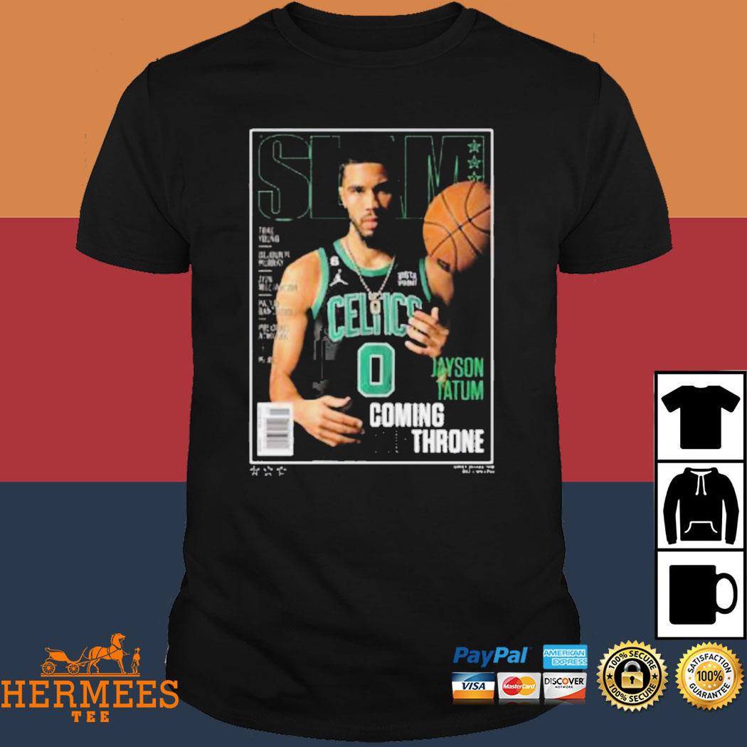 Official Basketball Boston celtics jayson tatum slam t-shirt