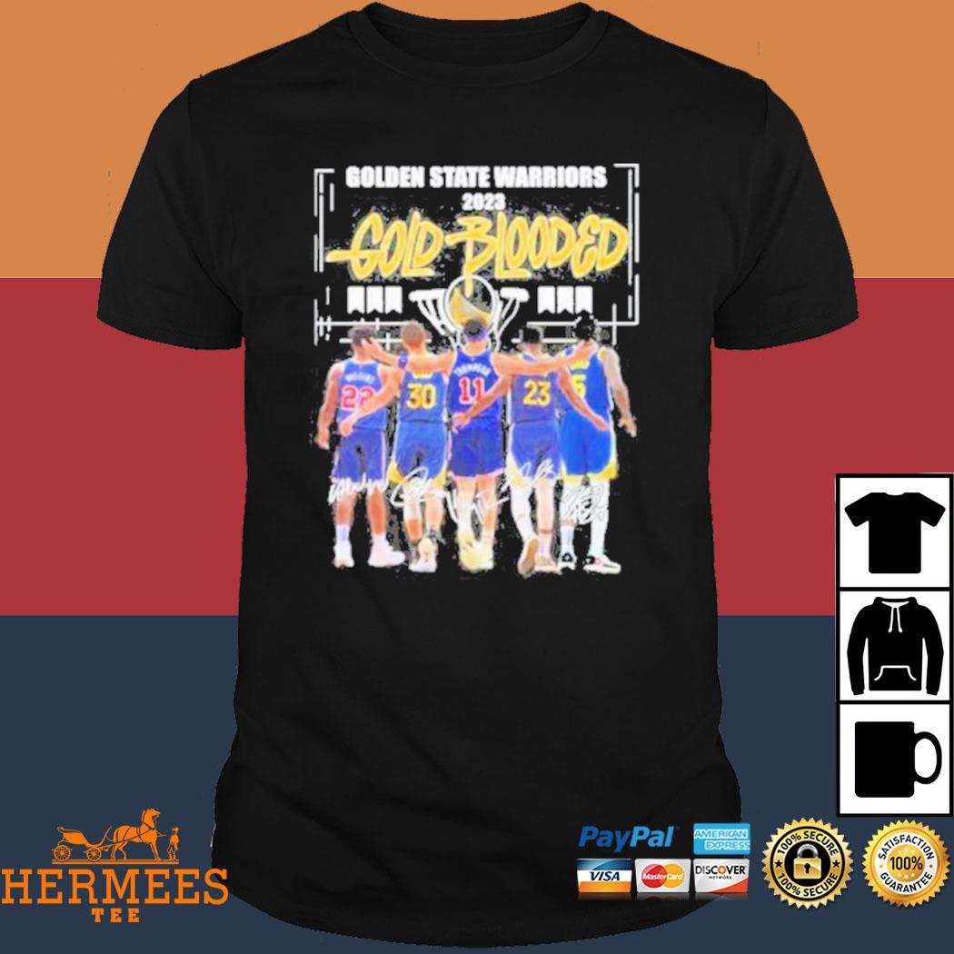 Official Gold Blooded 2023 Golden State Warriors shirt, hoodie