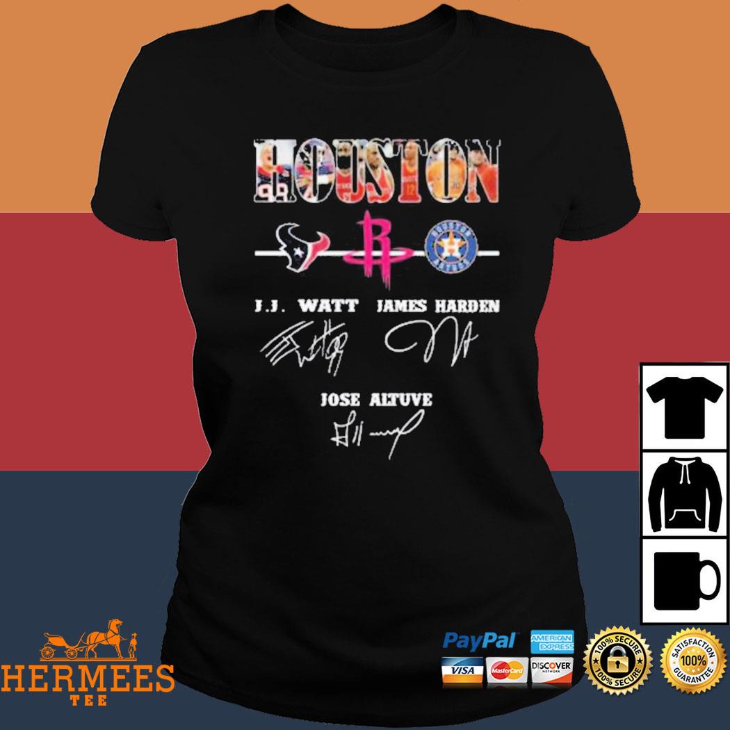 Houston Sports Team Houston Texan Houston Rockets And Houston Astros  Signatures shirt, hoodie, sweater, long sleeve and tank top