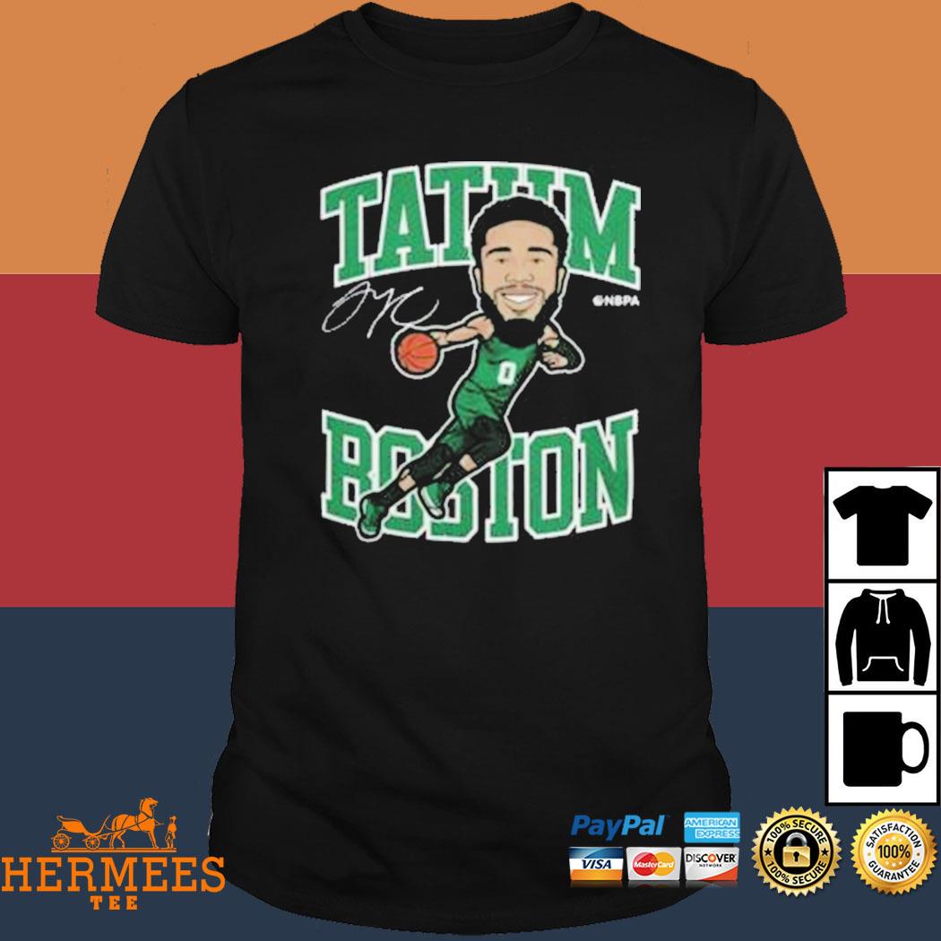 Jayson Tatum Merch - Mens Boston Celtics Jayson Tatum Cartoon Hoodie  Sweatshirt By 500level