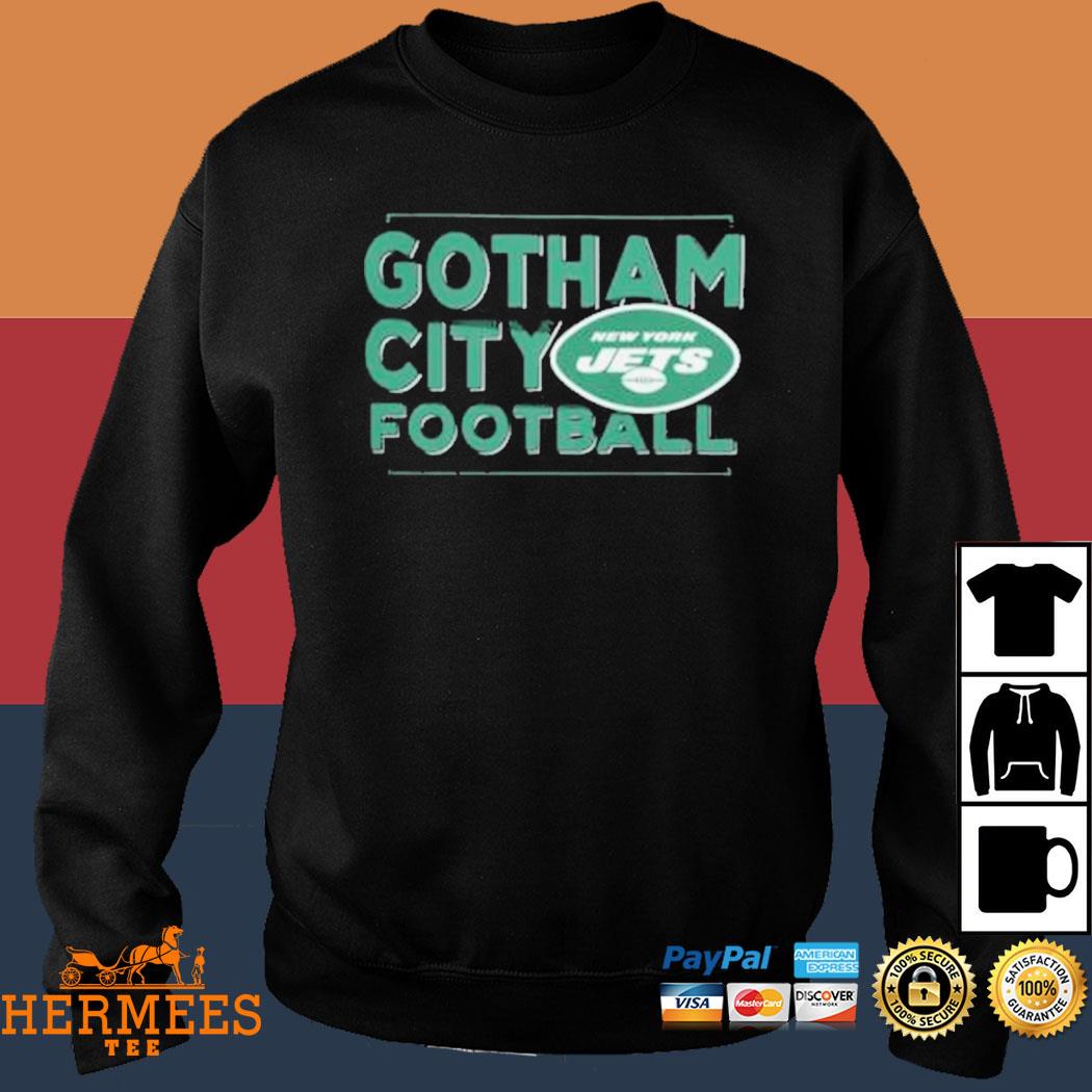 New York Jets Gotham City Football Iconic Hometown Graphic T-Shirt - Mens