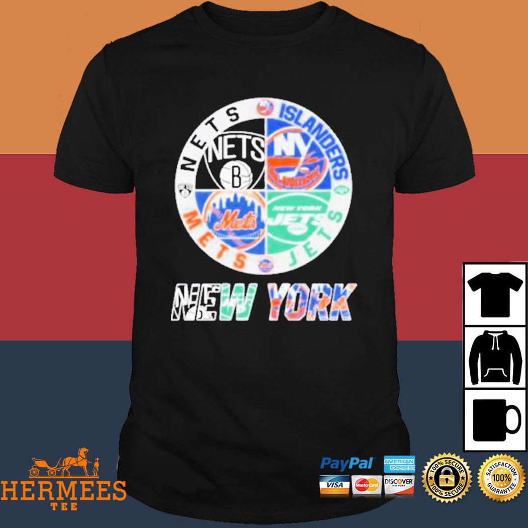 New York Islanders New York Mets New York Jets Logo Shirt