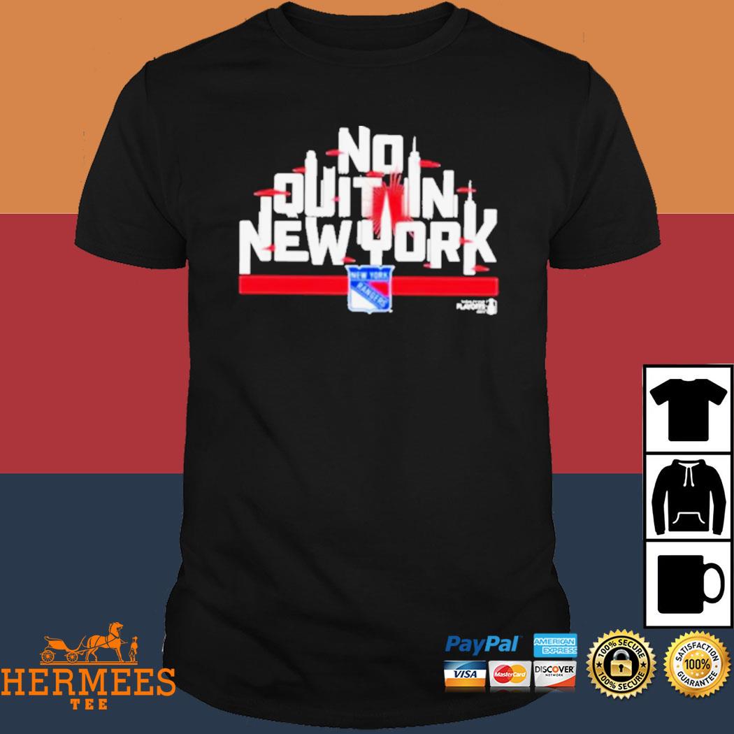 Official New york rangers no quit in new york shirt, hoodie