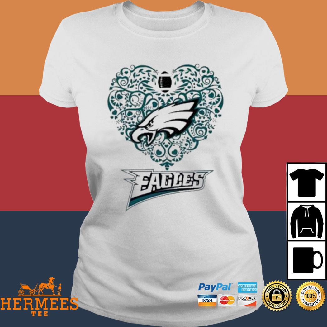 Philadelphia Eagles football heart logo 2023 T-shirt, hoodie