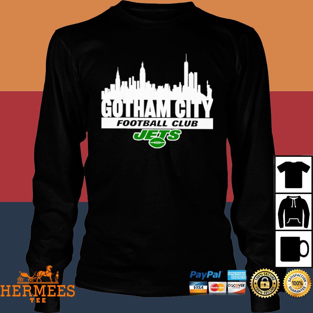Official Robert Saleh Wears Gotham City Football Club New York Jets Shirt,  hoodie, tank top, sweater and long sleeve t-shirt