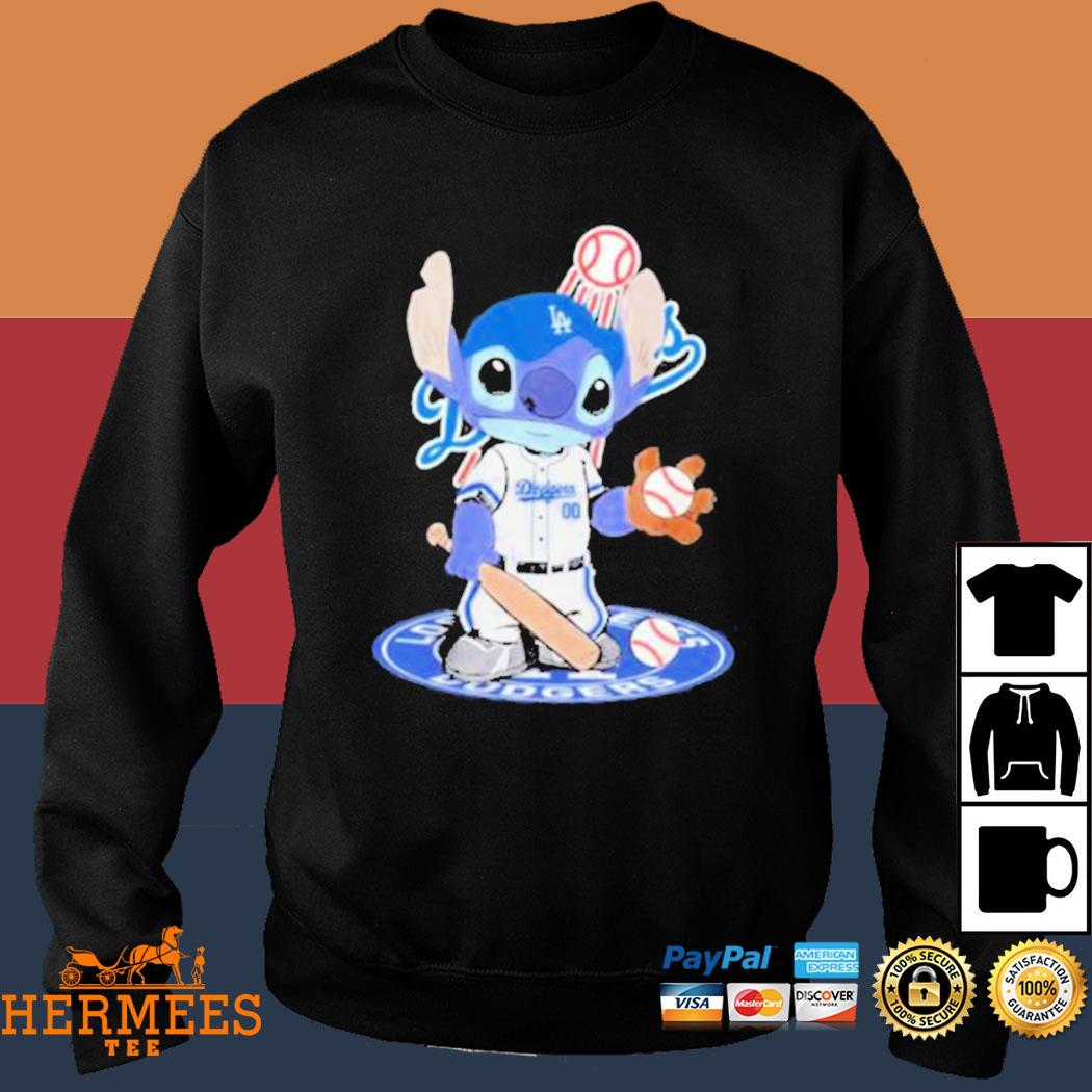 Stitch baseball Los Angeles Dodgers logo shirt, hoodie, sweater, long  sleeve and tank top