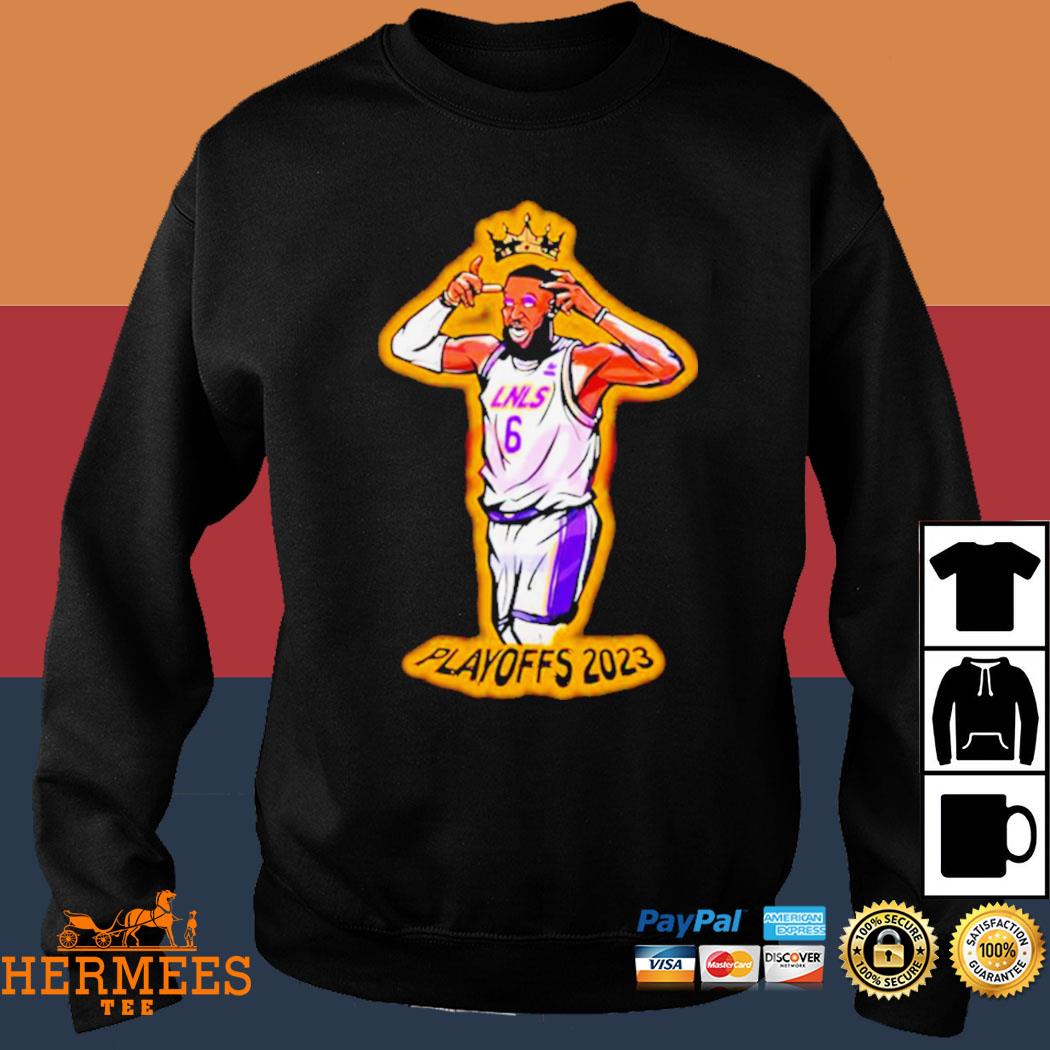 The King Playoffs 2023 Late Night Show Lebron James Lakers Shirt