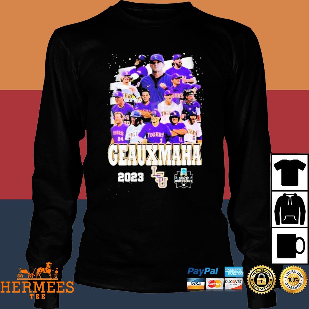 Official lsu Tigers Team Geauxmaha 2023 Mens World Series Shirt, hoodie,  sweater, long sleeve and tank top