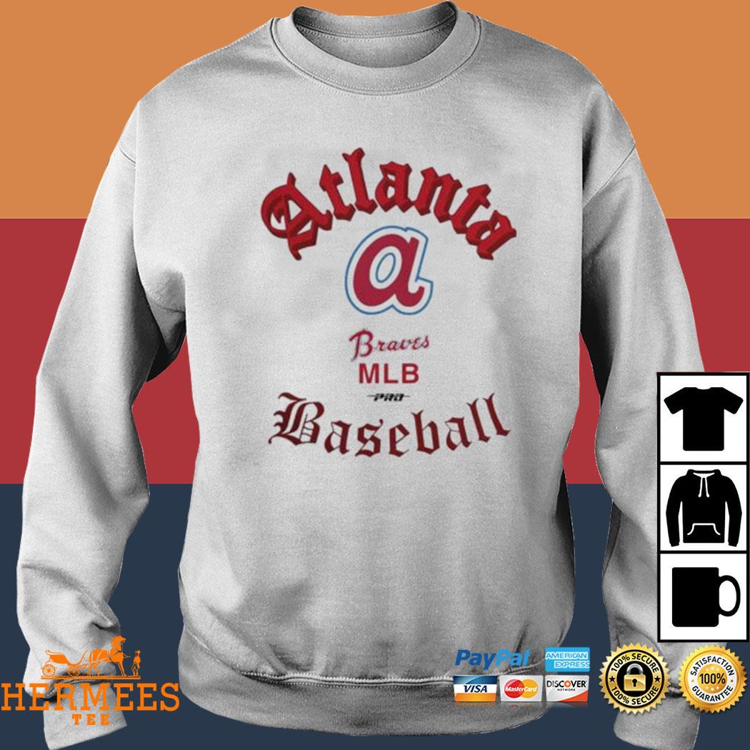 Official atlanta Braves Pro Standard Cream Cooperstown Collection Old  English Pullover Shirt, hoodie, sweater, long sleeve and tank top