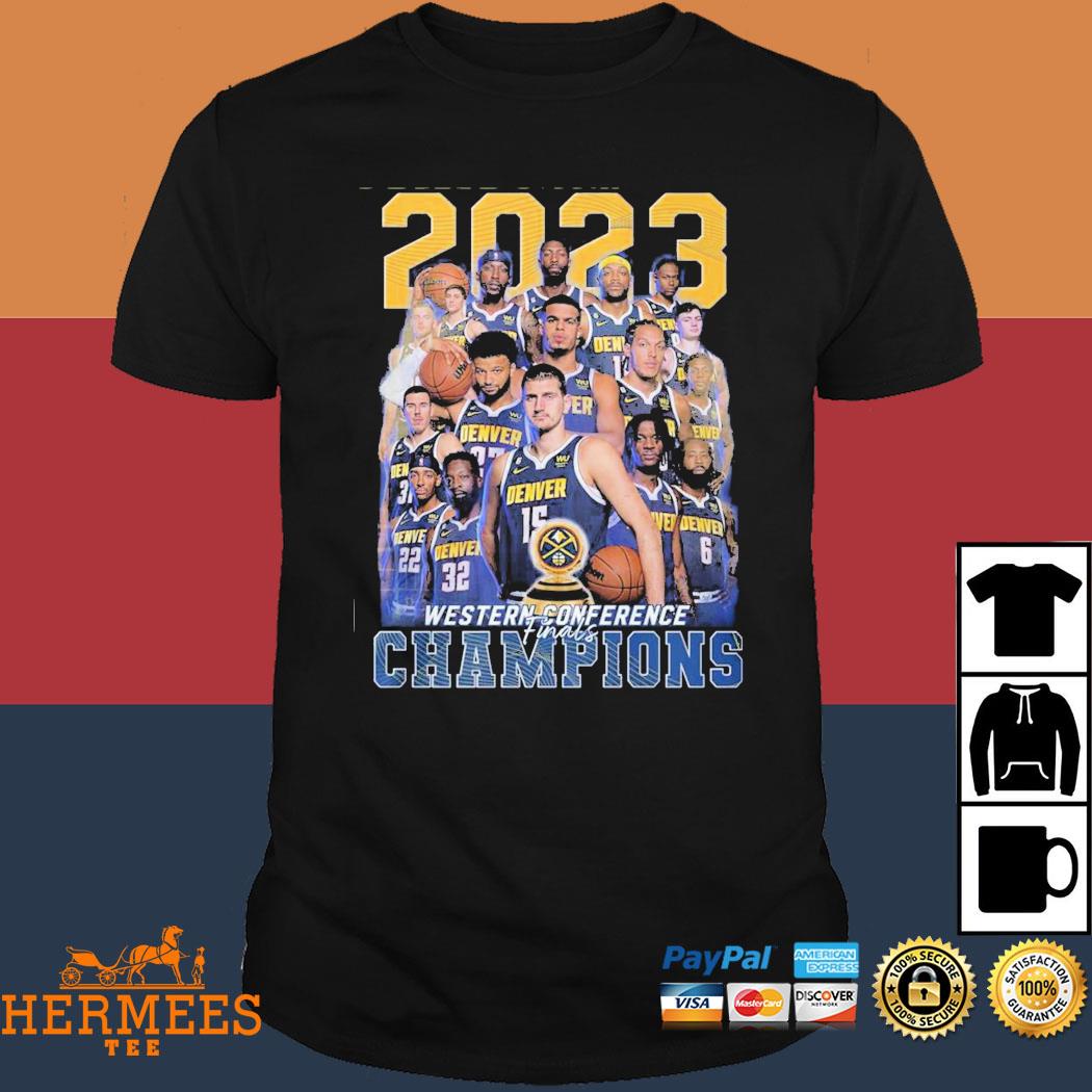 Official 2023 Western Conference Champions Denver Nuggets shirt