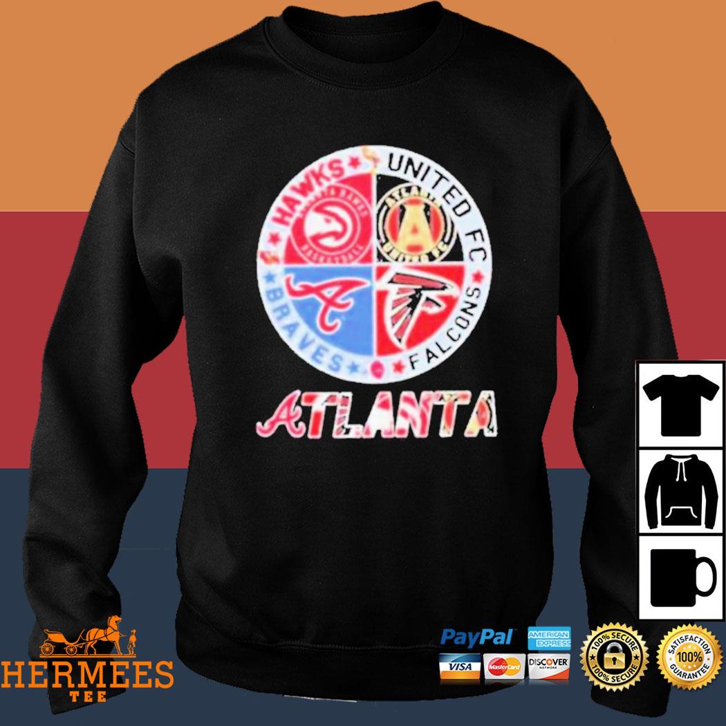 Atlanta Braves Atlanta Falcons Atlanta Hawks Atlanta United Fc Logo 2023  Shirt - Yeswefollow