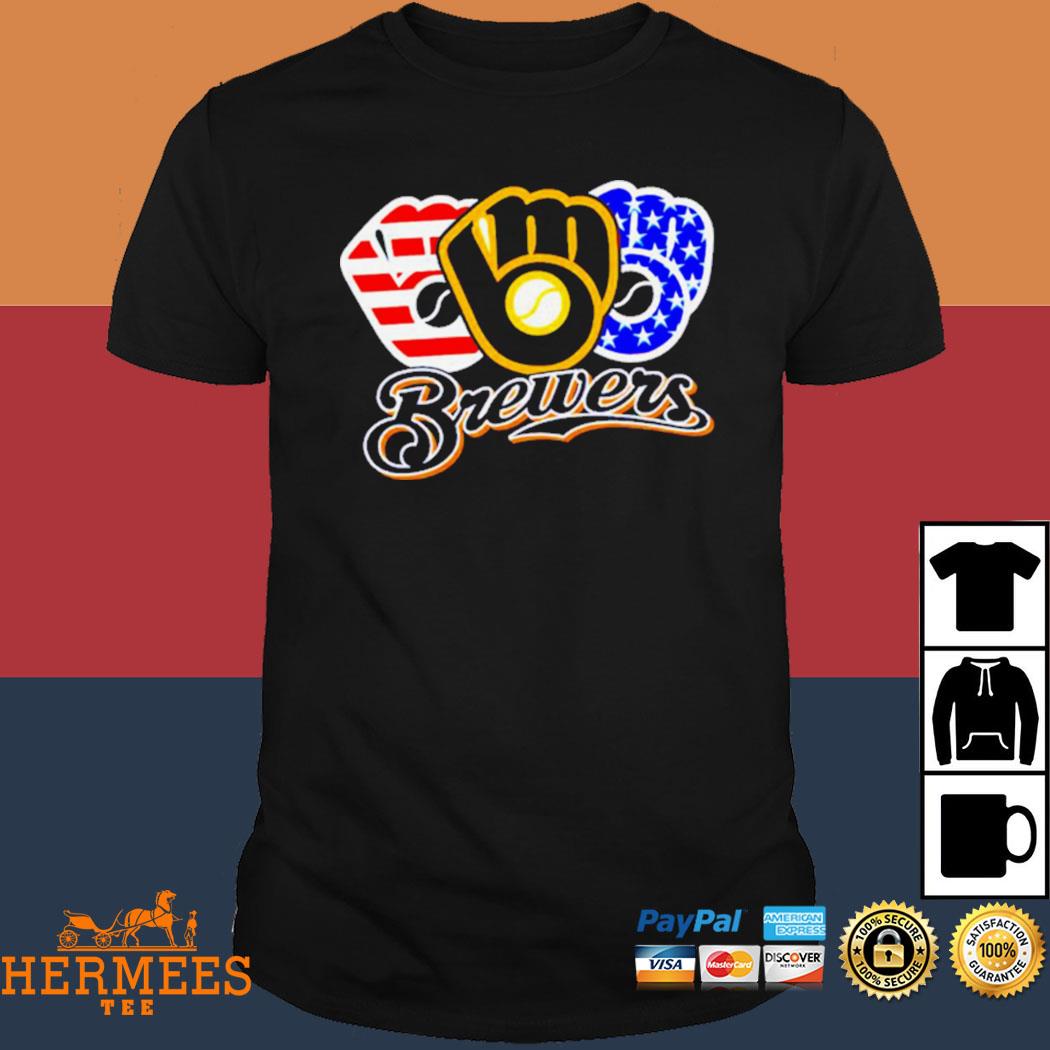 Official Brewers American Flag 4th Of July Shirt, hoodie, tank top, sweater  and long sleeve t-shirt