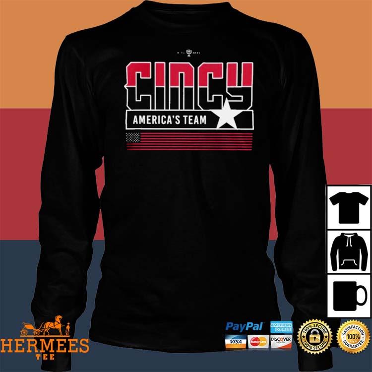 Cincinnati Reds America's Team 2023 shirt, hoodie, sweater, long sleeve and  tank top