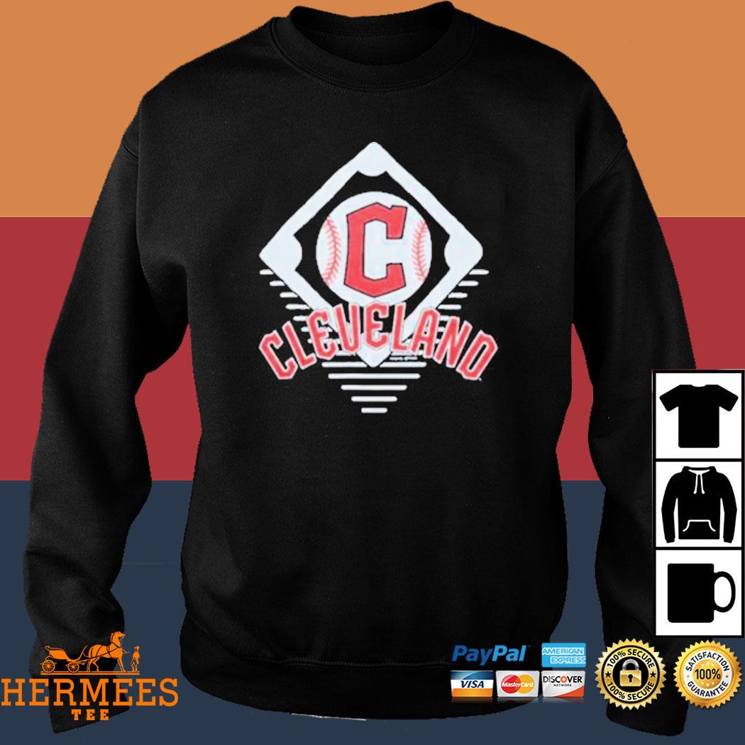 Official Cleveland guardians baseball logo heart diamond T-shirt, hoodie,  sweater, long sleeve and tank top