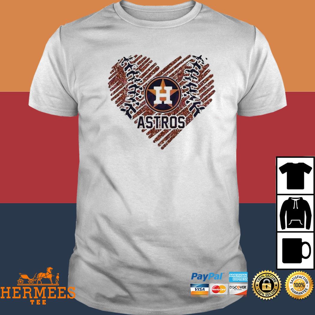 Official Houston Astros baseball heart shirt, sweater, hoodie, and