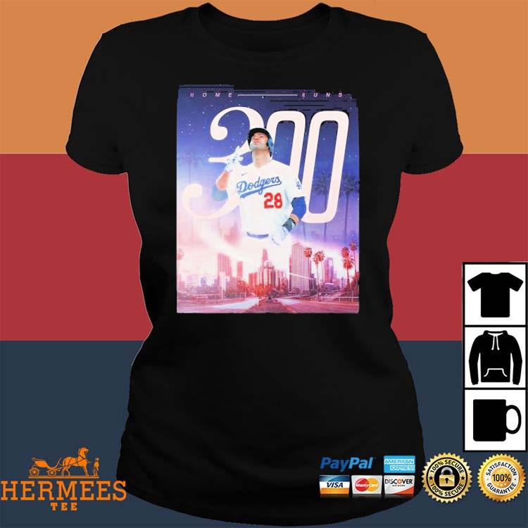 Official La Dodgers J D Martinez 300 Career Home Runs Shirt, hoodie, tank  top, sweater and long sleeve t-shirt