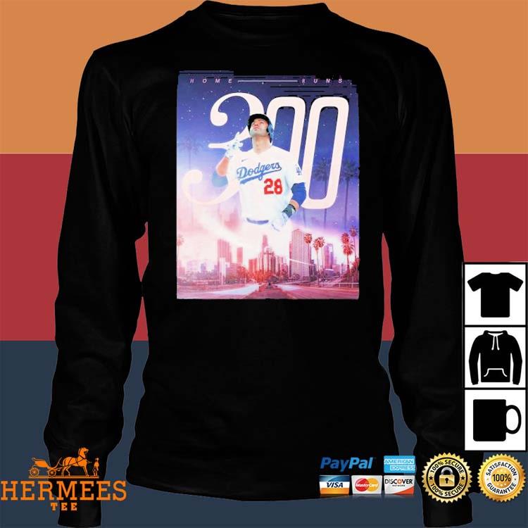La Dodgers J D Martinez 300 Career Home Runs Shirt, hoodie, longsleeve,  sweatshirt, v-neck tee