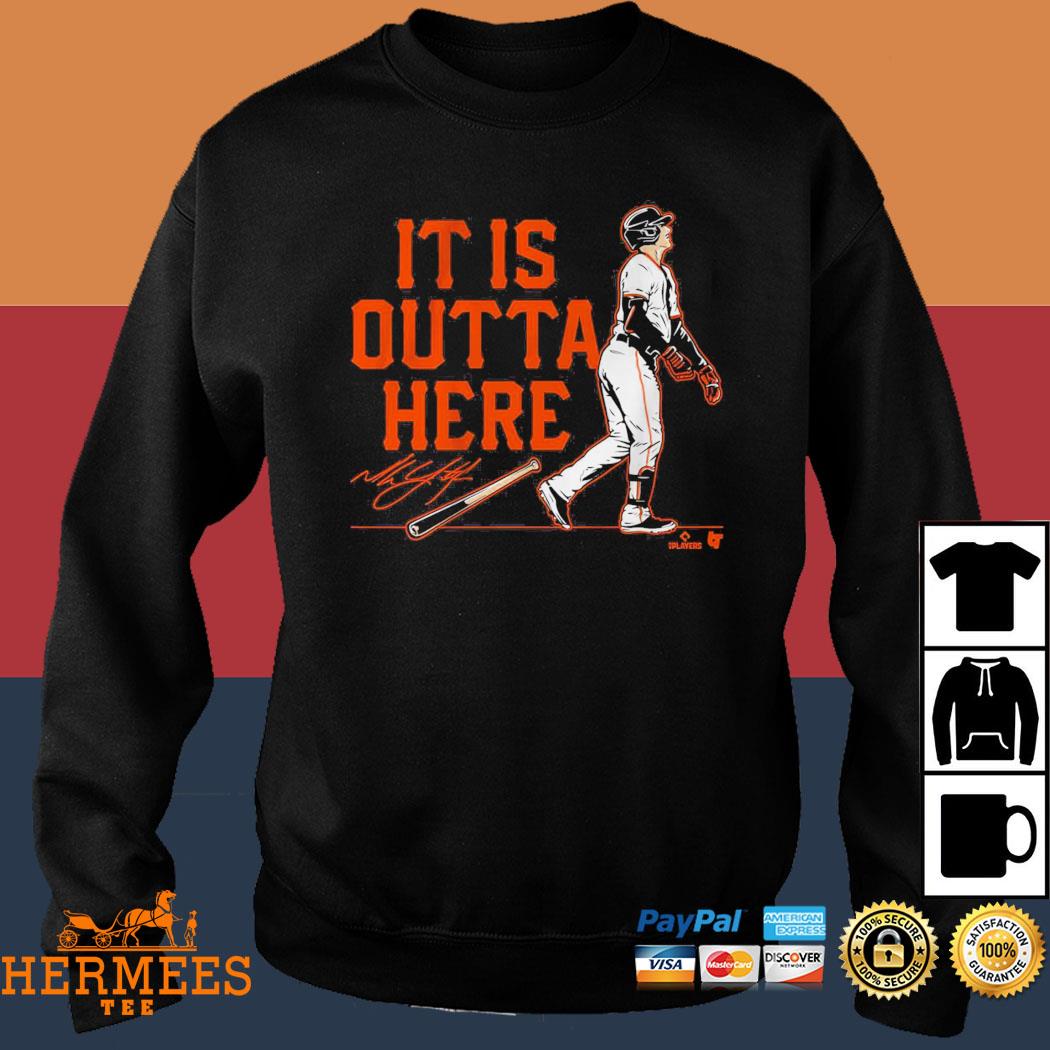 Official mike Yastrzemski It Is Outta Here Shirt, hoodie, sweater, long  sleeve and tank top