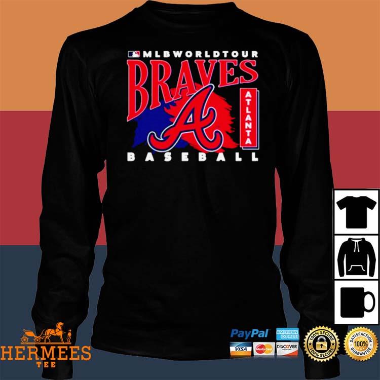 Hersmiles.co on X: Buy it here:  Mlb World Tour Atlanta  Braves Baseball Logo 2023 Shirt Introducing the Official Mlb World Tour Atlanta  Braves Baseball Logo 2023 Shirt collection, brought to you